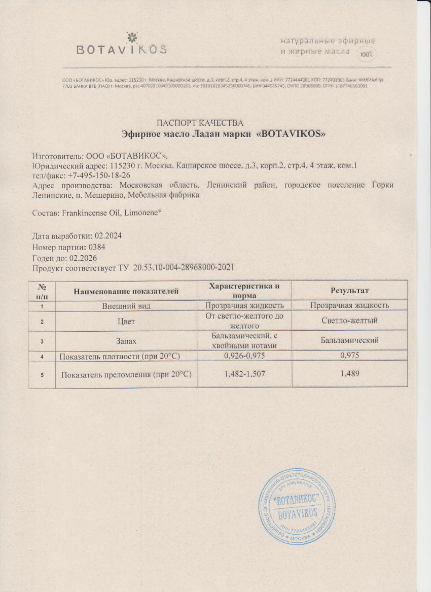 Паспорт №022024